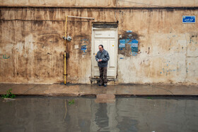 بارش باران و آبگرفتگی معابر در اهواز