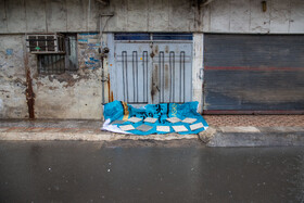 بارش باران و آبگرفتگی معابر در اهواز