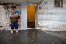 بارش باران و آبگرفتگی معابر در اهواز