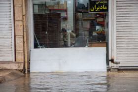 بارش باران و آبگرفتگی معابر در اهواز