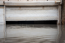 بارش باران و آبگرفتگی معابر در اهواز