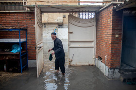 بارش باران و آبگرفتگی معابر در اهواز