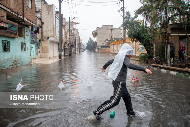پیش‌بینی بارش پراکنده و وزش باد شدید در سواحل بوشهر