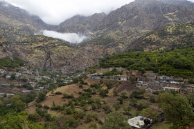 روستای ژیوار در منطقه اورامانات که به عنوان یک میراث ملی به ثبت رسیده است