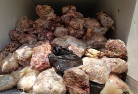 کشف و ضبط ۴۰۰۰ کیلوگرم کله پاچه فاسد در سنندج