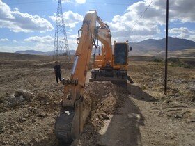 خط انتقال آب شرب تصفیه خانه شماره 2 سقز به روستای آیچی به بهره‌برداری رسید