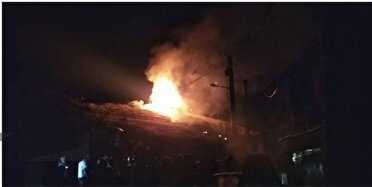 انفجار سنگین تانکر حامل مازوت در سنندج/۲ کشته و حریق ۳۰منزل مسکونی
