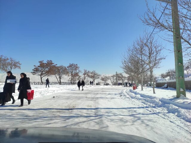 جمعه برفی در کردستان