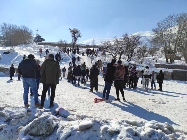 جمعه برفی در کردستان