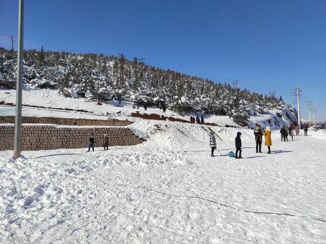 جمعه برفی در کردستان