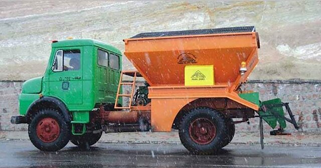 ارسال دستگاه نمک پاش به اقلیم کردستان عراق