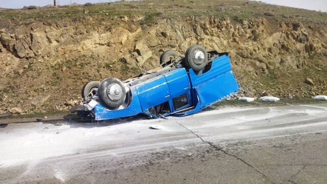 ۶ مصدوم در تصادف محور سقز - دیواندره   ۶ مصدوم در تصادف محور سقز - دیواندره