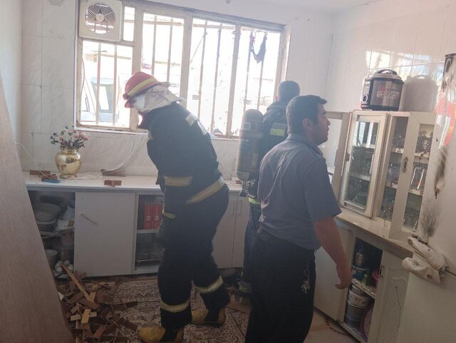 سماور روشن خانه ای را در بانه به آتش کشاند