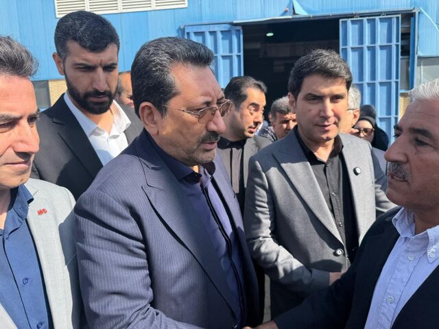 فولاد، لاستیک، سنگآهن؛ روایت یک روز صنعتی با وزیر صمت در کردستان