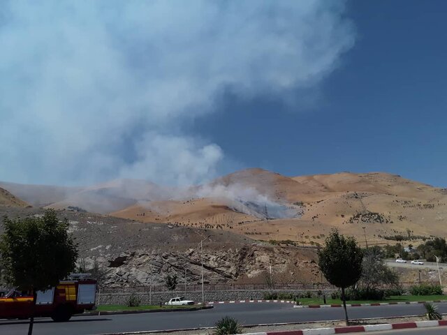 آتش‌سوزی در آبیدر کردستان مهار شد