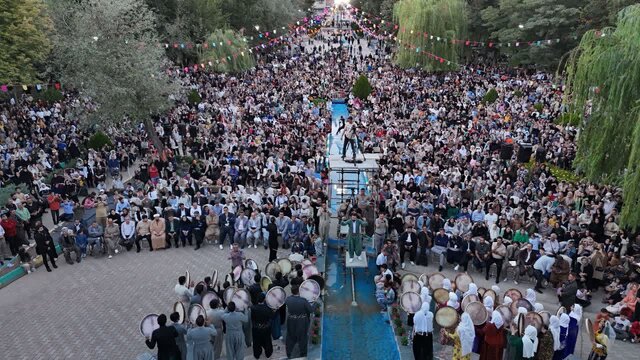 جشن پرشور باران رحمت در سقز برگزار شد
