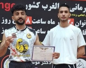 ورزشکار کردستانی در «فیتنس چلنج» شمال‌ غرب کشور سوم شد