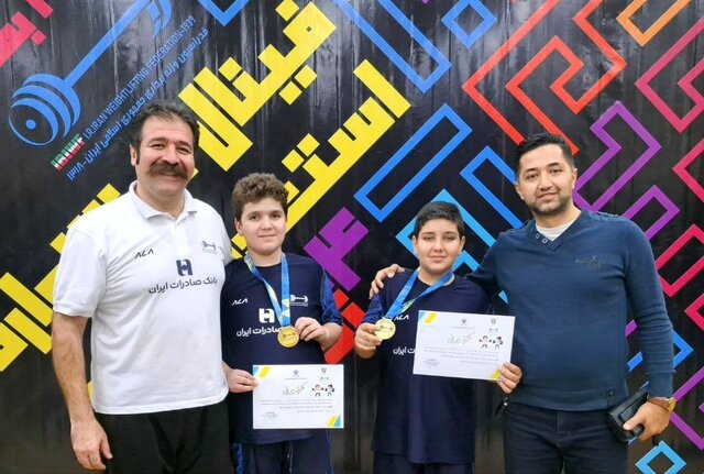 نونهالان وزنه‌بردار کردستانی بر سکوی نخست کشور ایستادند