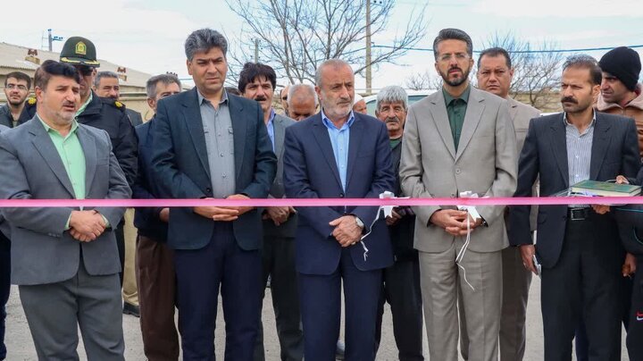 افتتاح طرح هادی روستای گنجی با اعتبار ۸.۶ میلیارد تومان