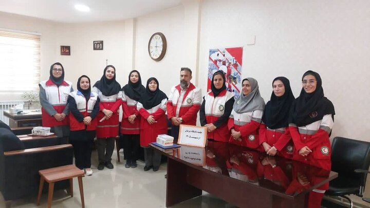 خانه هلال احمر بیجار در کردستان اول شد