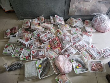 ضبط نیم‌تن گوشت فاسد در بیجار