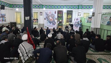 حضور کاروان بیجار در تشییع