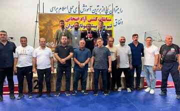 کسب مدال برنز قهرمانی کشور توسط پیشکسوت کشتی کردستان 