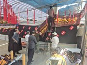 موکب فرهنگی کتابخانه‌های عمومی کردستان در مرز باشماق به زائران اربعین خدمات ارائه می‌دهد