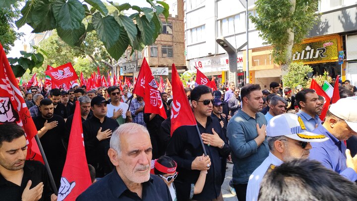 شور اربعین در پیادهروی جاماندگان سنندج جلوهگر شد