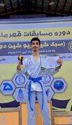 درخشش پاراکاراته‌کار کردستانی در قهرمانی کشور