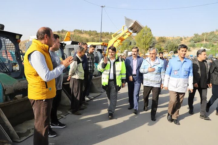 شهردار: ۲۵۲ نیروی شهرداری سنندج برای مقابله با بحران‌های جوی آماده‌باش هستند