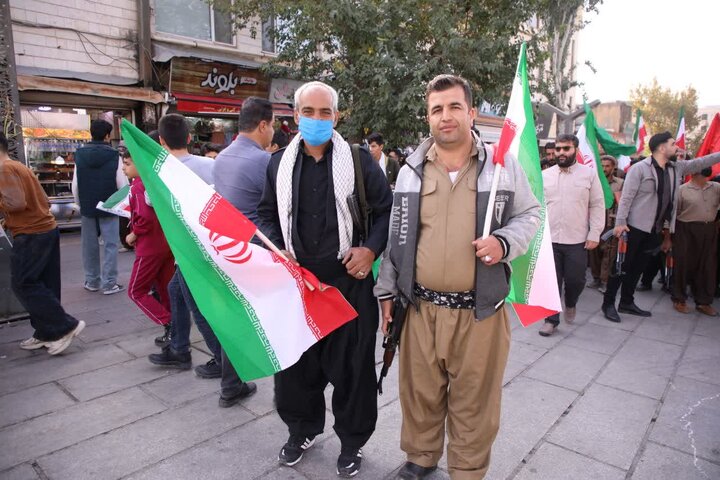 کردستان؛ دیار وفاداری به ایران، امروز در رزمایش «جان‌فدایان ایران» به میدان آمد