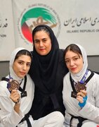 درخشش دختران تکواندوکار کردستان با کسب ۲ مدال طلا و نقره در لیگ برتر کشور
