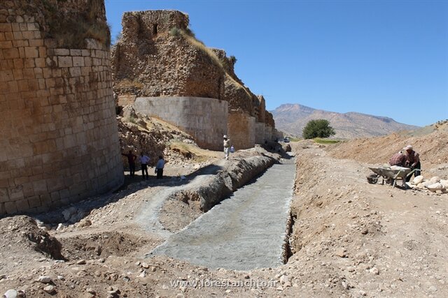 ایجاد کمربند حفاظتی پل تاریخی کشکان