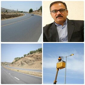 خط‌کشی ۴۵۷ کیلومتر از راه‌های لرستان