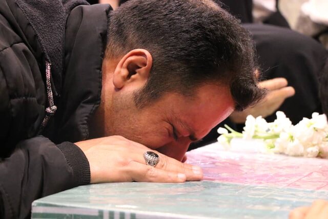 تشییع پیکر مطهر شهید گمنام در بروجرد