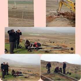 سرعت وزش شدید باد و سقوط ۱۲ اصله پای تیر برق در شهرستان ازنا