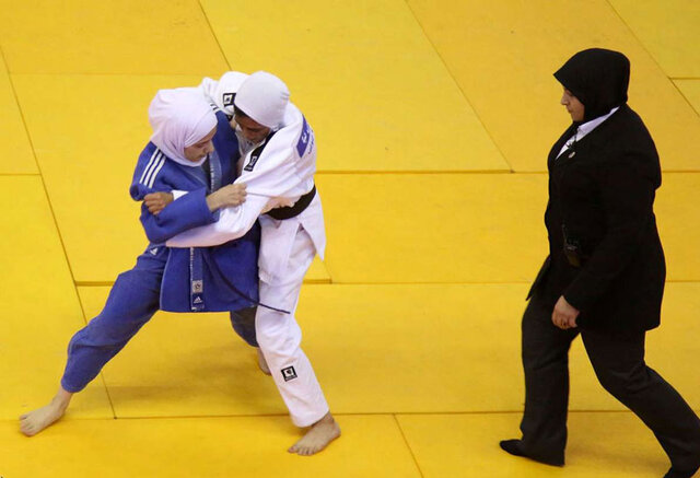 تصویر آرشیوی است نایب قهرمانی زنجان در مسابقههای جودوی زنان