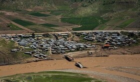 خسارت سیل به تأسیسات آب شرب هفت روستای لرستان