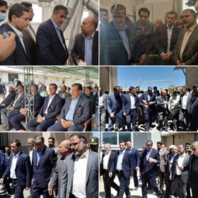 افتتاح طرح توسعه کارخانه آرد زراعت الیگودرز