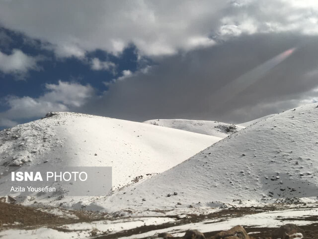 طبیعت برفی شهرستان دلفان