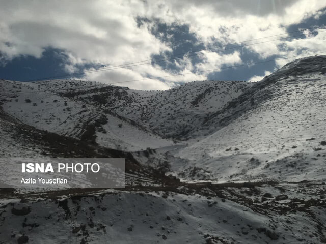 طبیعت برفی شهرستان دلفان
