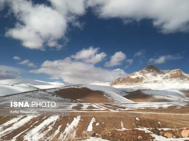 طبیعت برفی شهرستان دلفان 