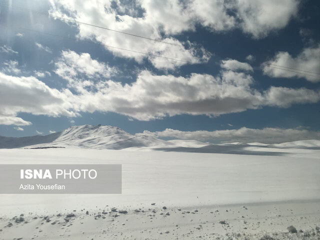 طبیعت برفی شهرستان دلفان 
