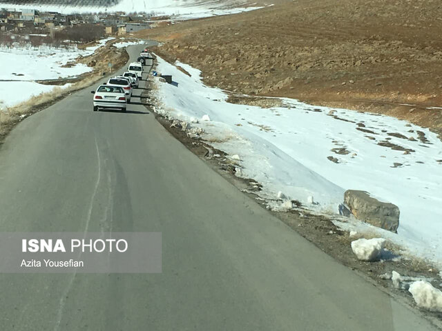 طبیعت برفی شهرستان دلفان