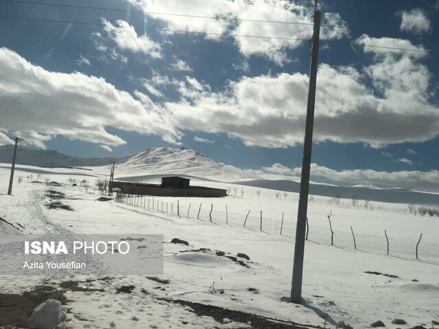طبیعت برفی شهرستان دلفان