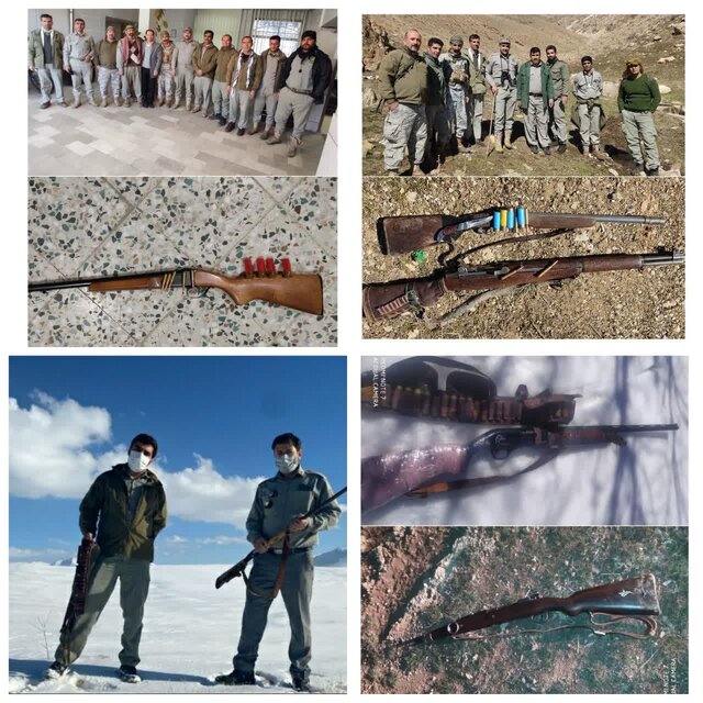 کشف و ضبط شش قبضه اسلحه از ده متخلف زیست محیطی در لرستان کشف و ضبط شش قبضه اسلحه از ده متخلف زیست محیطی در لرستان