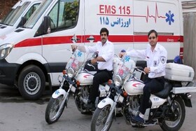 توزیع آمبولانس و موتورسیکلت در شهرستان‌های لرستان
