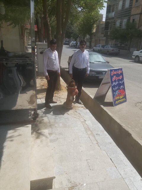 راهاندازی ۳۵ شیر هیدرانت در بروجرد راهاندازی ۳۵ شیر هیدرانت در بروجرد