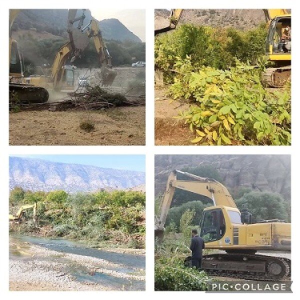 انجام فاز دوم عملیات پاکسازی و آزادسازی رودخانه خرمرود مرکز لرستان انجام فاز دوم عملیات پاکسازی و آزادسازی رودخانه خرمرود مرکز لرستان